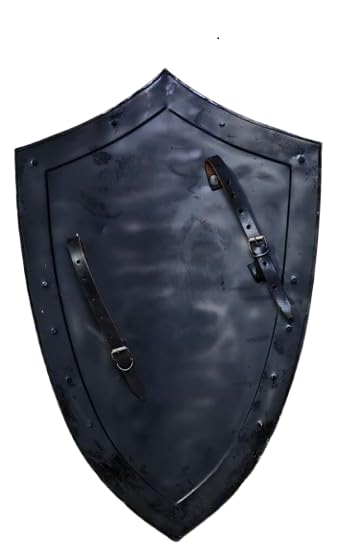 Amazon.co.jp: Piru 中世の騎士盾 オールメタル 手作り 中世の鎧